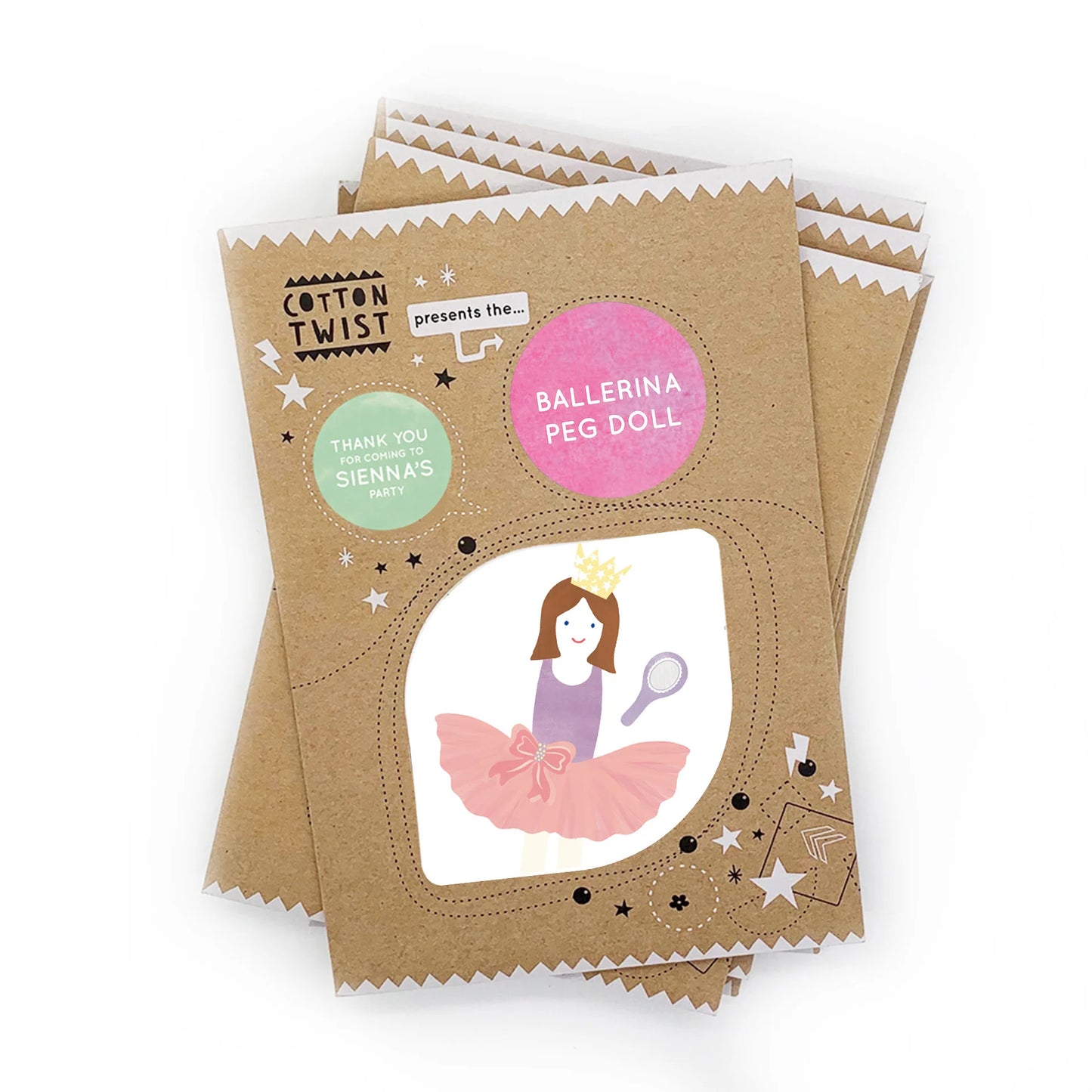 Make Your Own Ballerina Peg Doll - Anilas UK