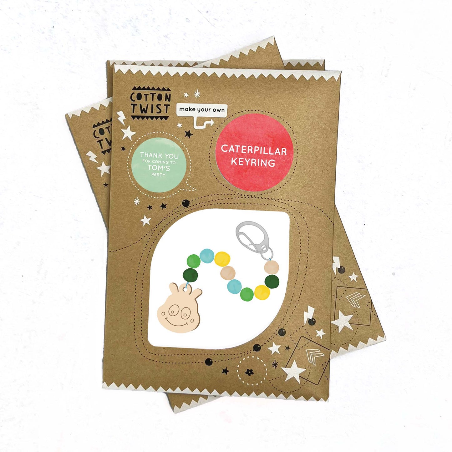 Make Your Own Caterpillar Keyring - Anilas UK