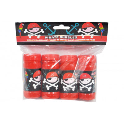 Pirate Bubbles & Wand (Pack of 4) - Anilas UK