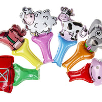 Self Inflatable Farm Animals Foil Balloon