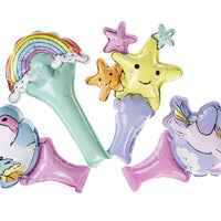 Self Inflatable Unicorn Foil Balloon