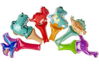 
              Self Inflatable Dinosaur Foil Handheld Balloon
            