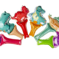 Self Inflatable Dinosaur Foil Handheld Balloon