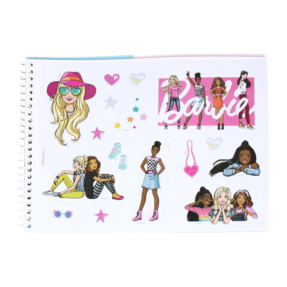 Barbie – Fashionista Colouring Book - Anilas UK