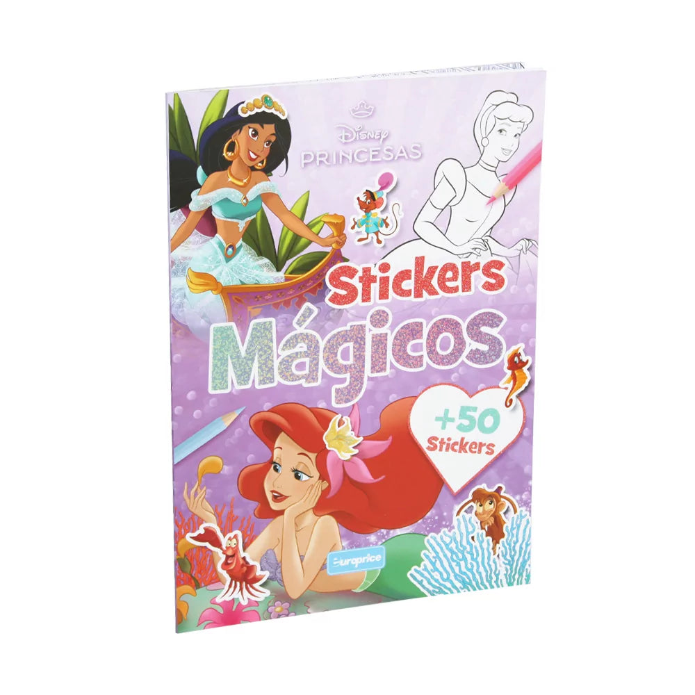 Disney Princesses: Magical Stickers - Colouring and Stickers - Anilas UK