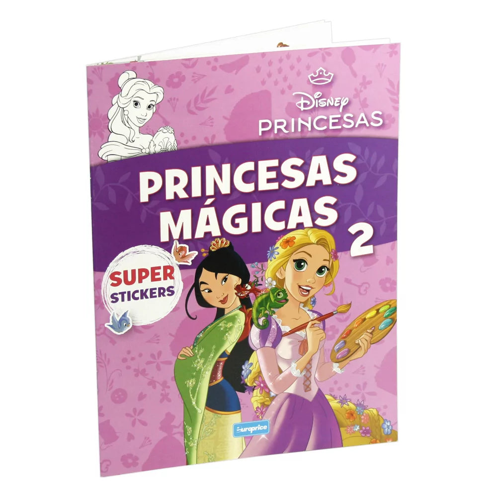 Disney Magical Princesses - Colouring Books with Stickers - Anilas UK