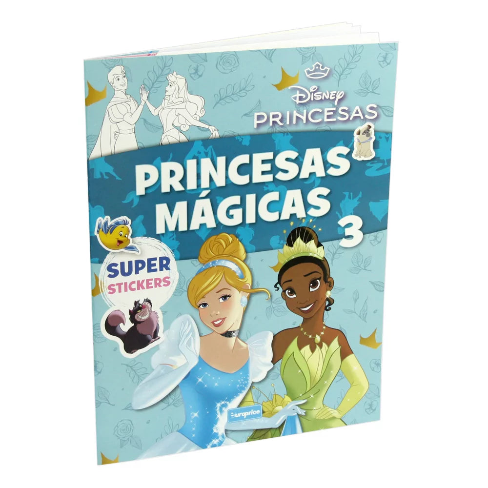 Disney Magical Princesses - Colouring Books with Stickers - Anilas UK