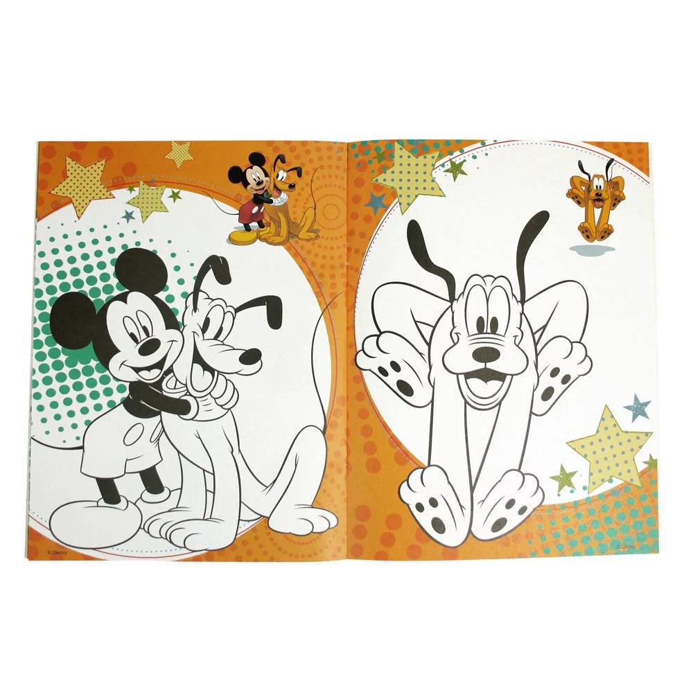 Disney Mickey to Color - Colouring Books with Stickers - Anilas UK