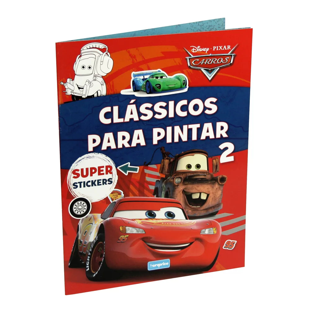 Disney Cars to Color - Colouring Books with Stickers - Anilas UK