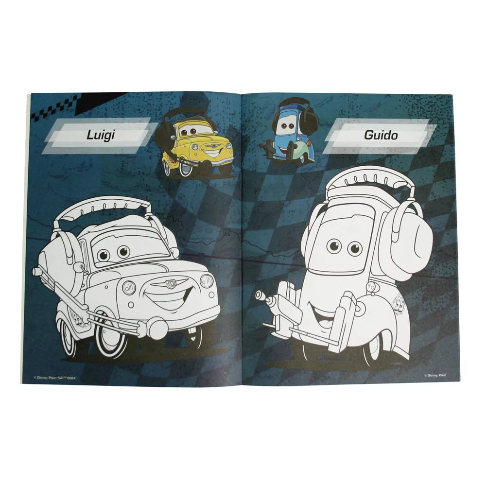 Disney Cars to Color - Colouring Books with Stickers - Anilas UK