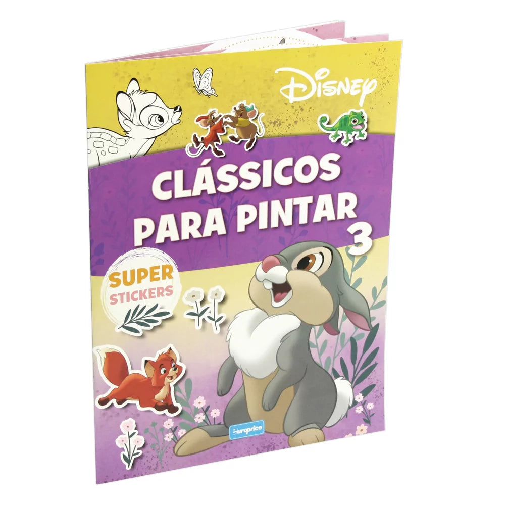 Disney Classics to Color - Colouring Books with Stickers - Anilas UK