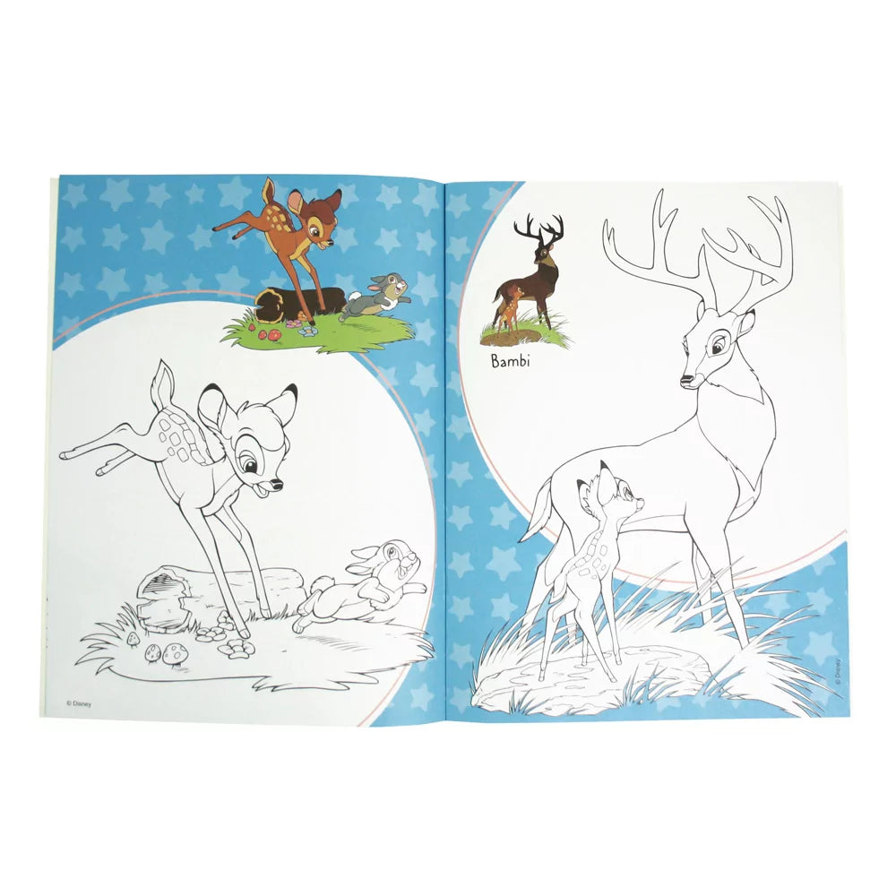 Disney Classics to Color - Colouring Books with Stickers - Anilas UK