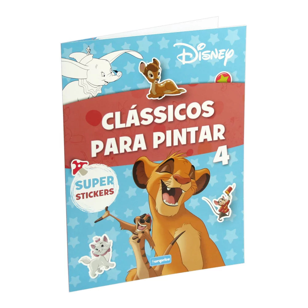 Disney Classics to Color - Colouring Books with Stickers - Anilas UK