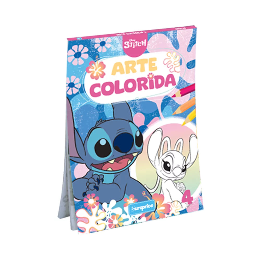 Disney Stitch - Colorful Art - Anilas UK