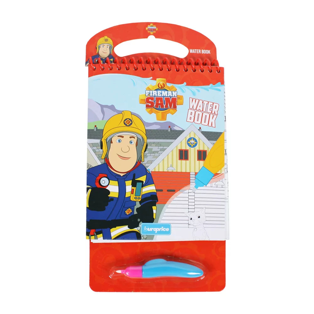 Fireman Sam Water Painting Book - Anilas UK