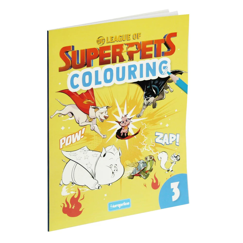 League of SuperPets Colouring - Anilas UK