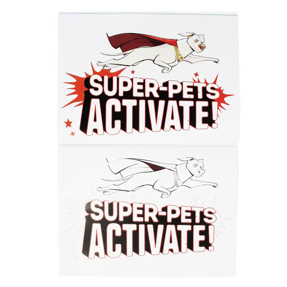League of SuperPets Colouring - Anilas UK