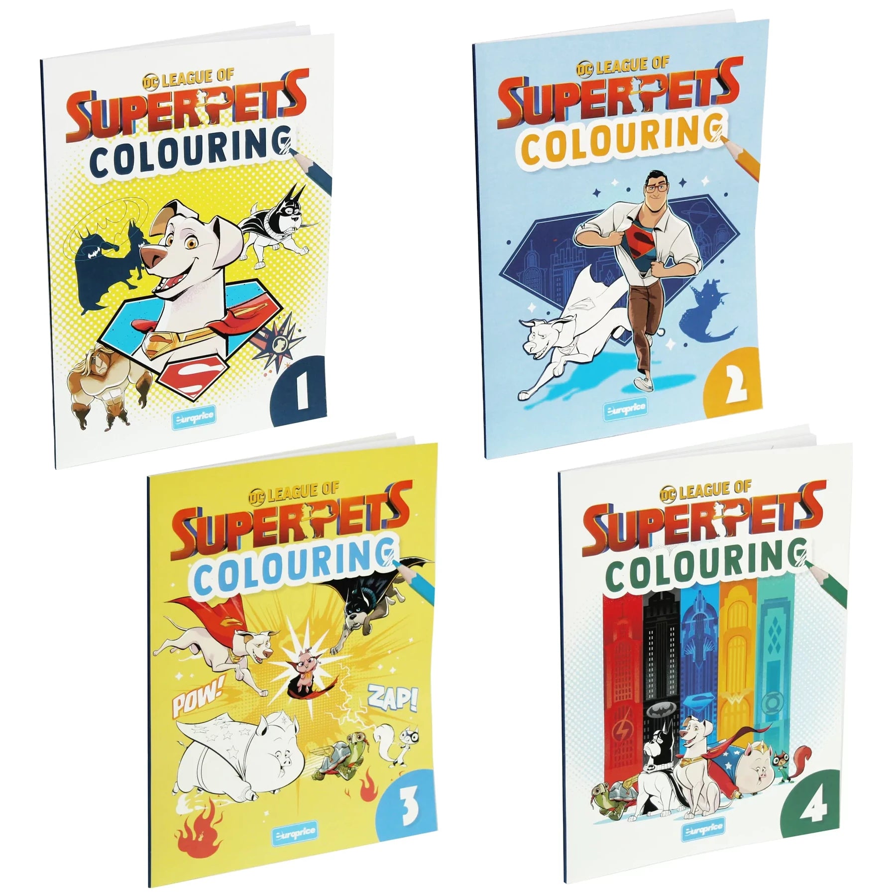 League of SuperPets Colouring - Anilas UK