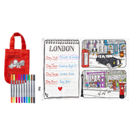 Eat Sleep Doodle's London Placemat To Go & Colour In - Anilas UK