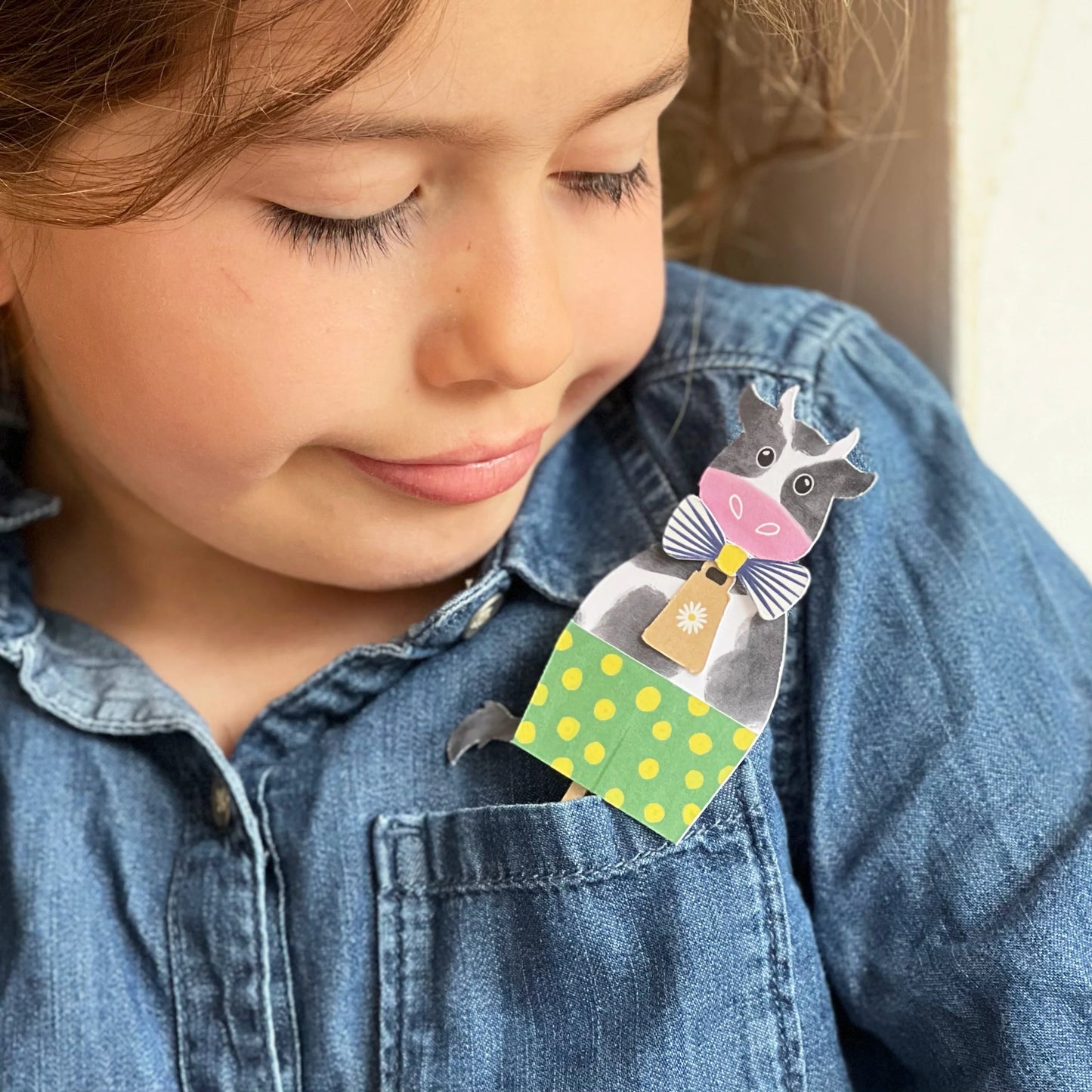 Make Your Own Cow Peg Doll - Anilas UK