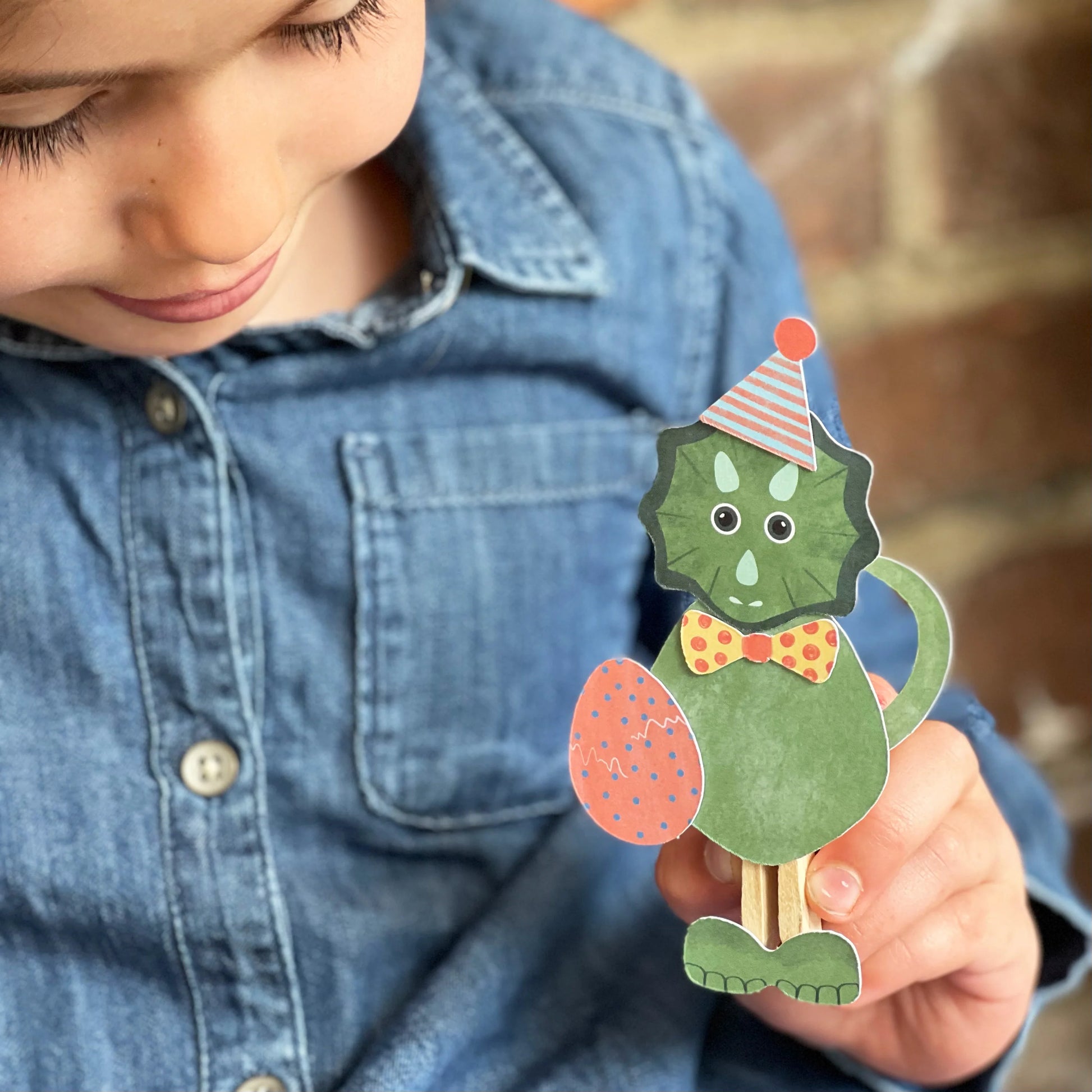 Make Your Own Dinosaur Peg Doll - Anilas UK