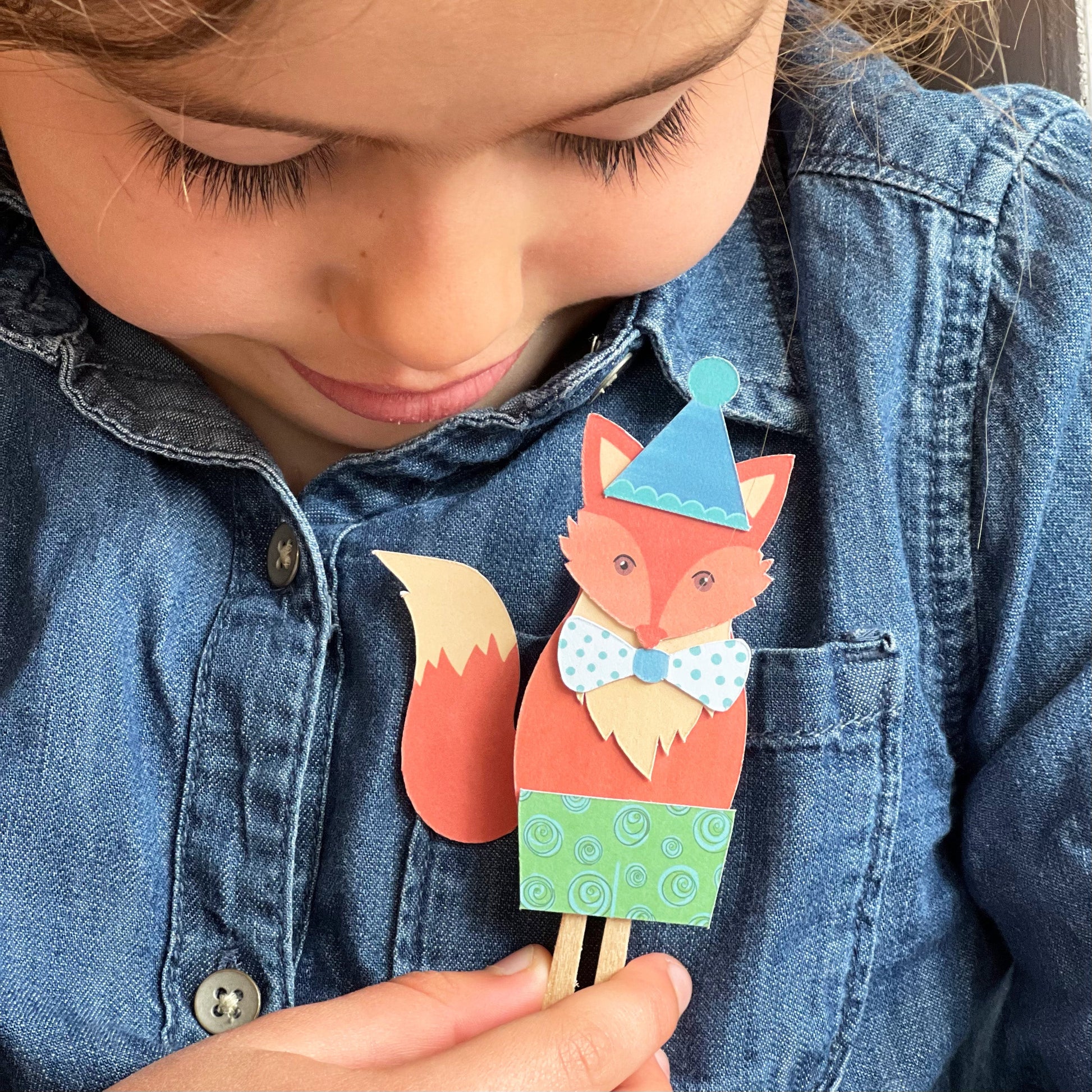 Make Your Own Fox Peg Doll Kit - Anilas UK