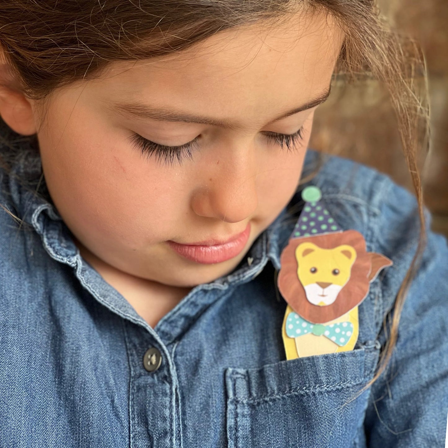 Make Your Own Lion Peg Doll Kit - Anilas UK