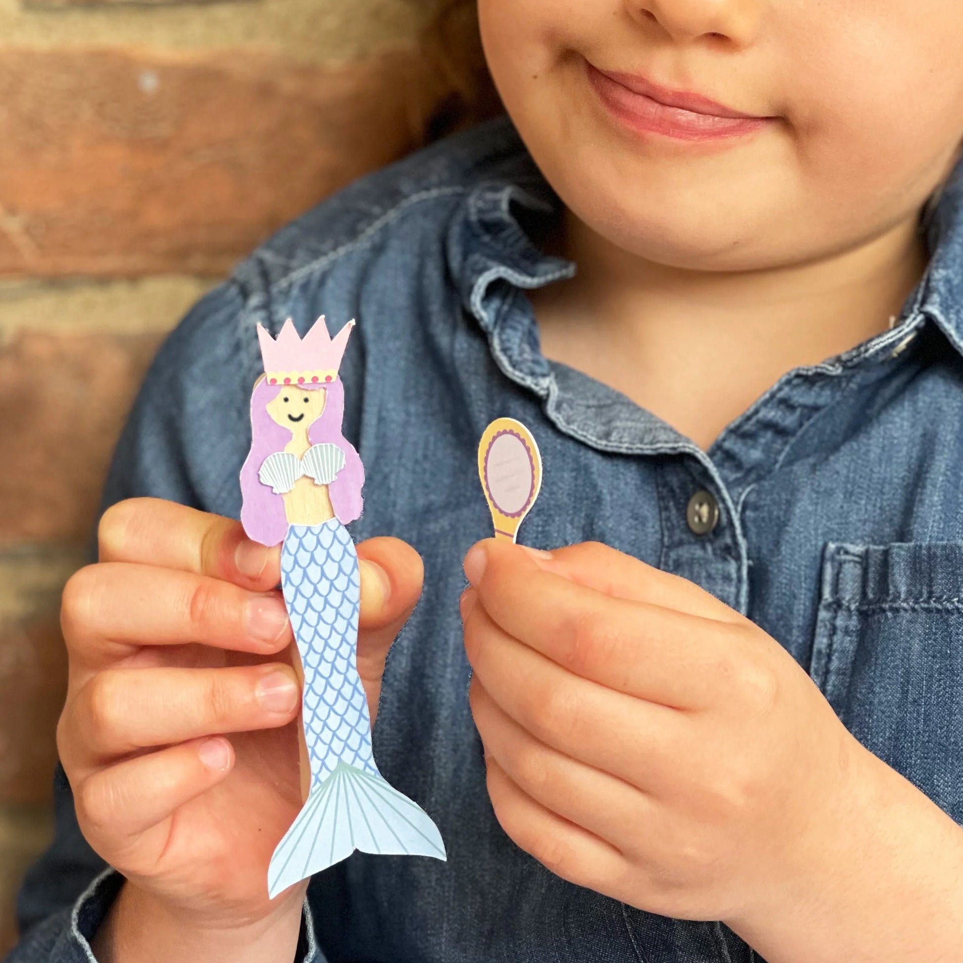 Make Your Own Mermaid Peg Doll - Anilas UK
