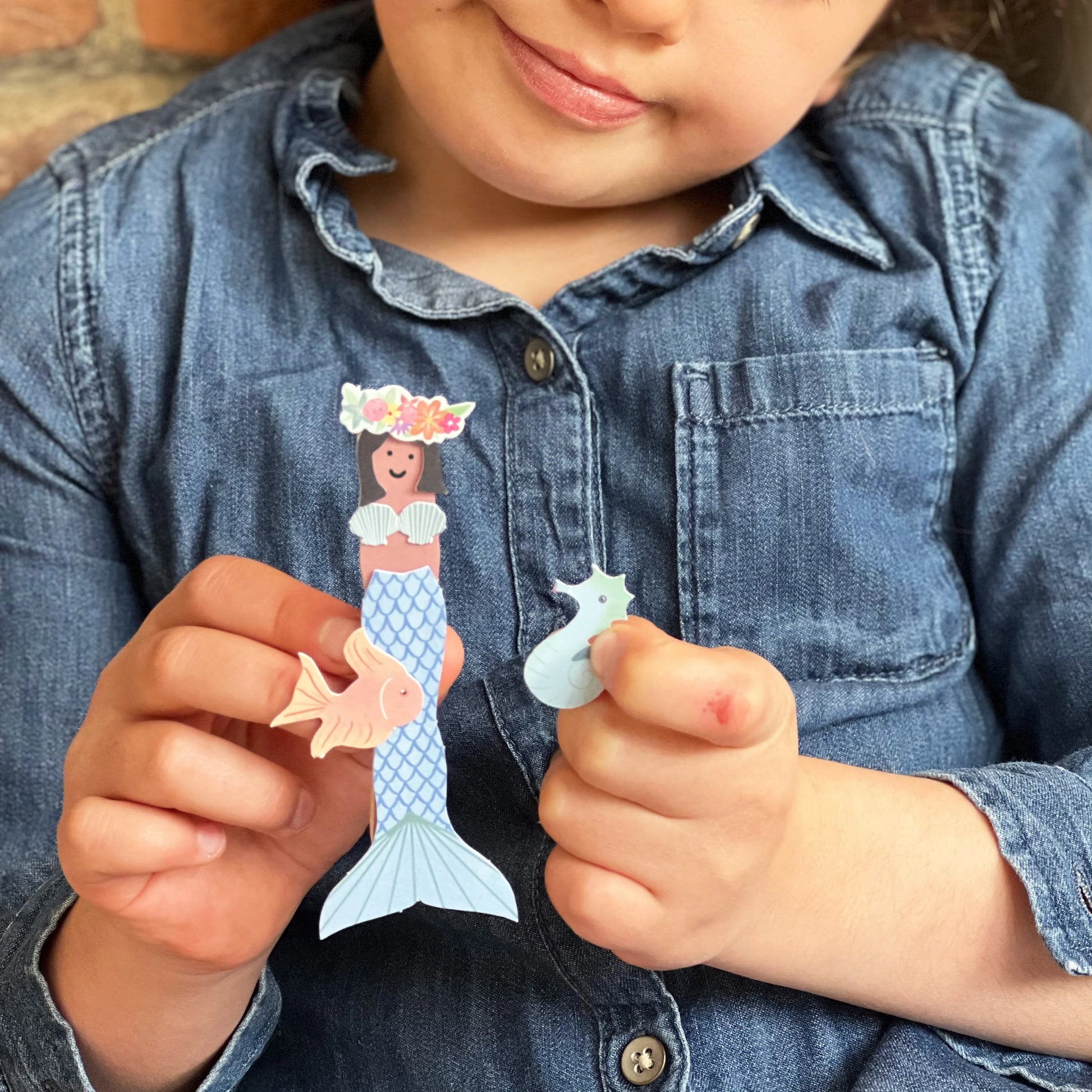 Make Your Own Mermaid Peg Doll - Anilas UK