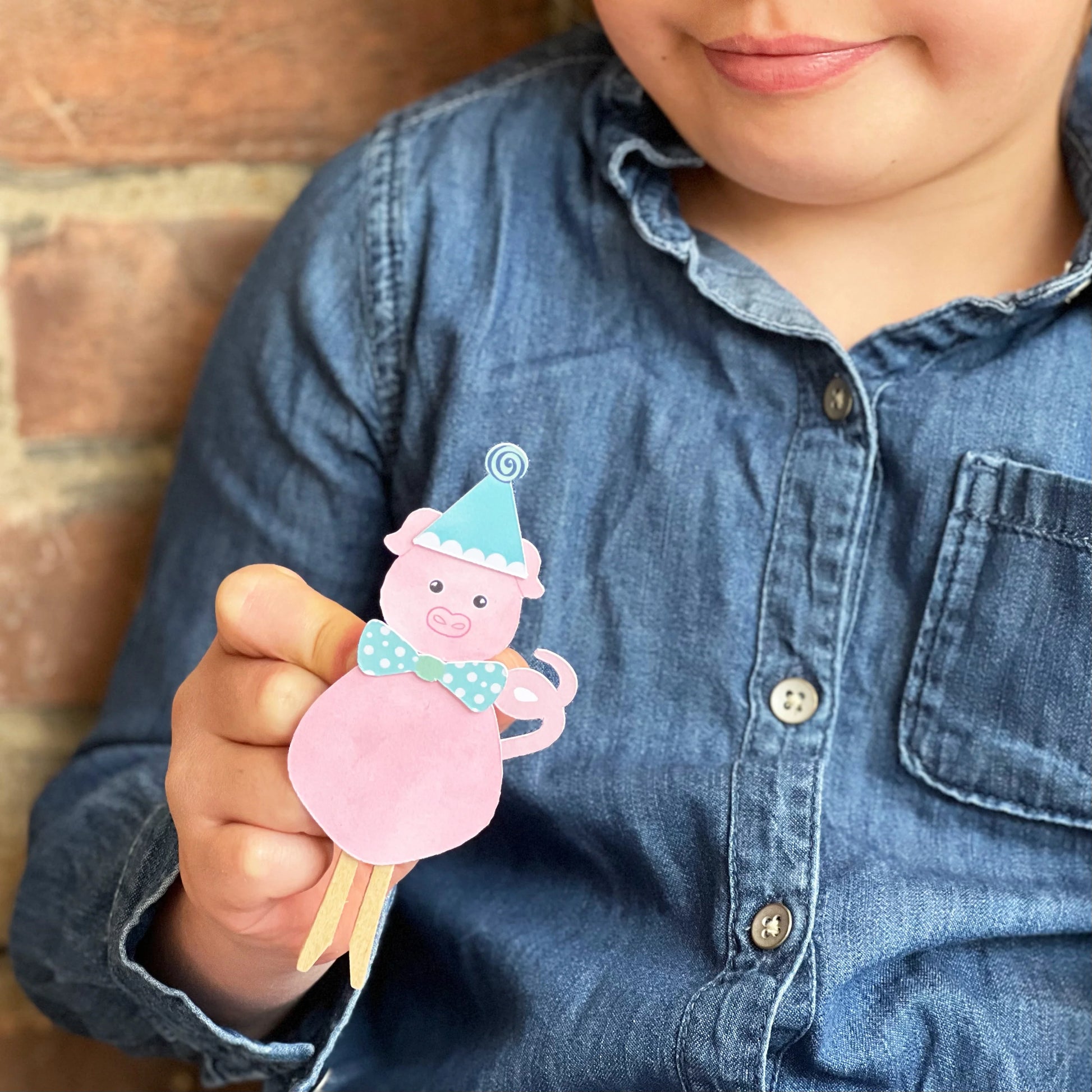 Make Your Own Pig Peg Doll - Anilas UK