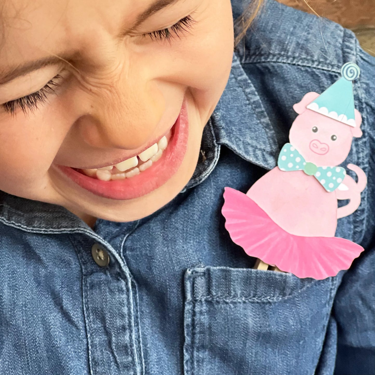 Make Your Own Pig Peg Doll - Anilas UK