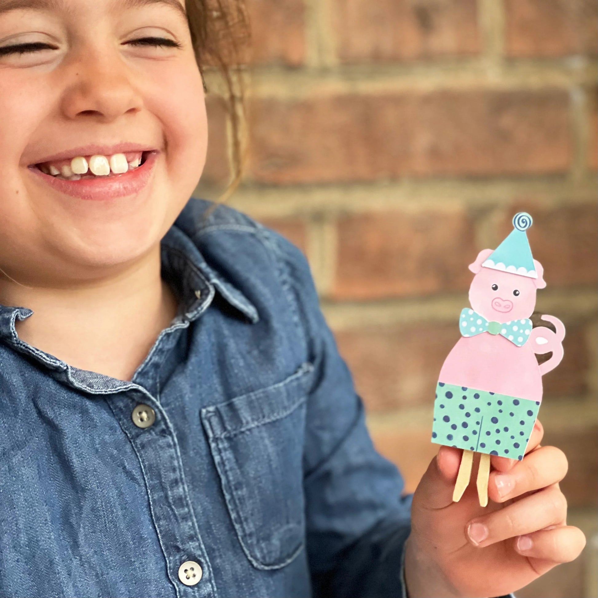 Make Your Own Pig Peg Doll - Anilas UK