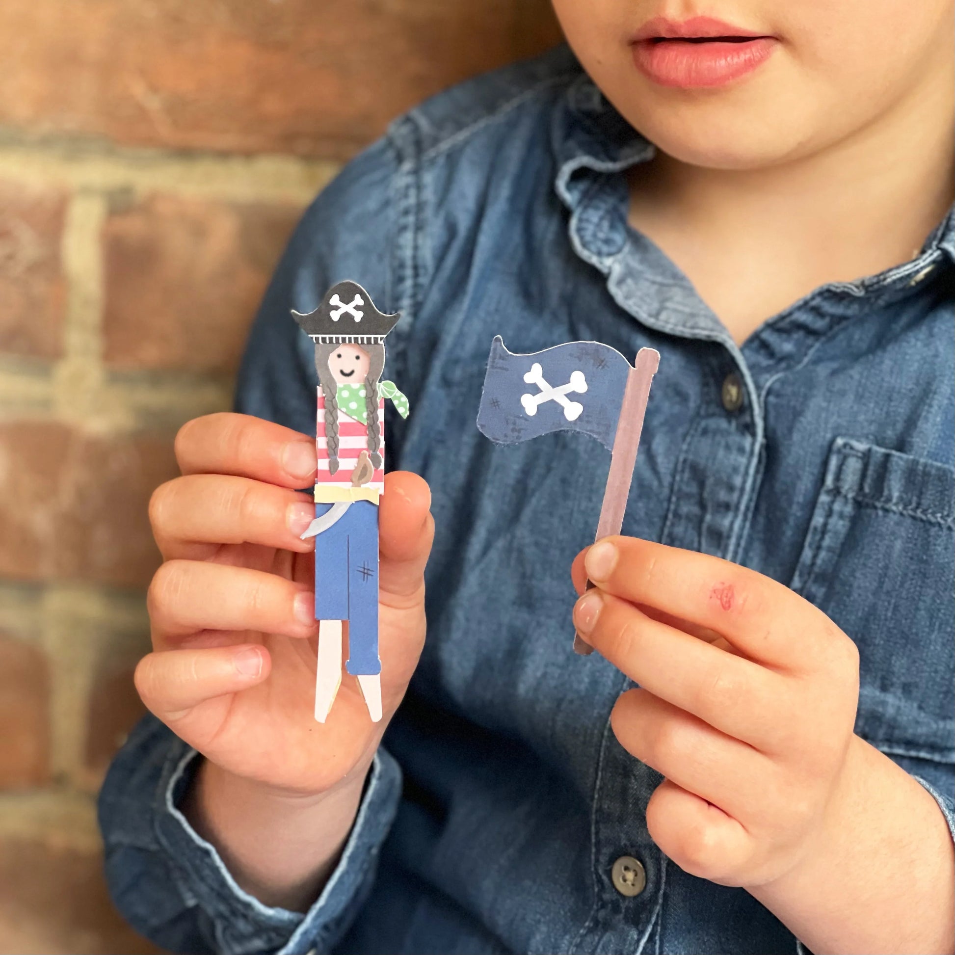 Make Your Own Pirate Peg Doll - Anilas UK