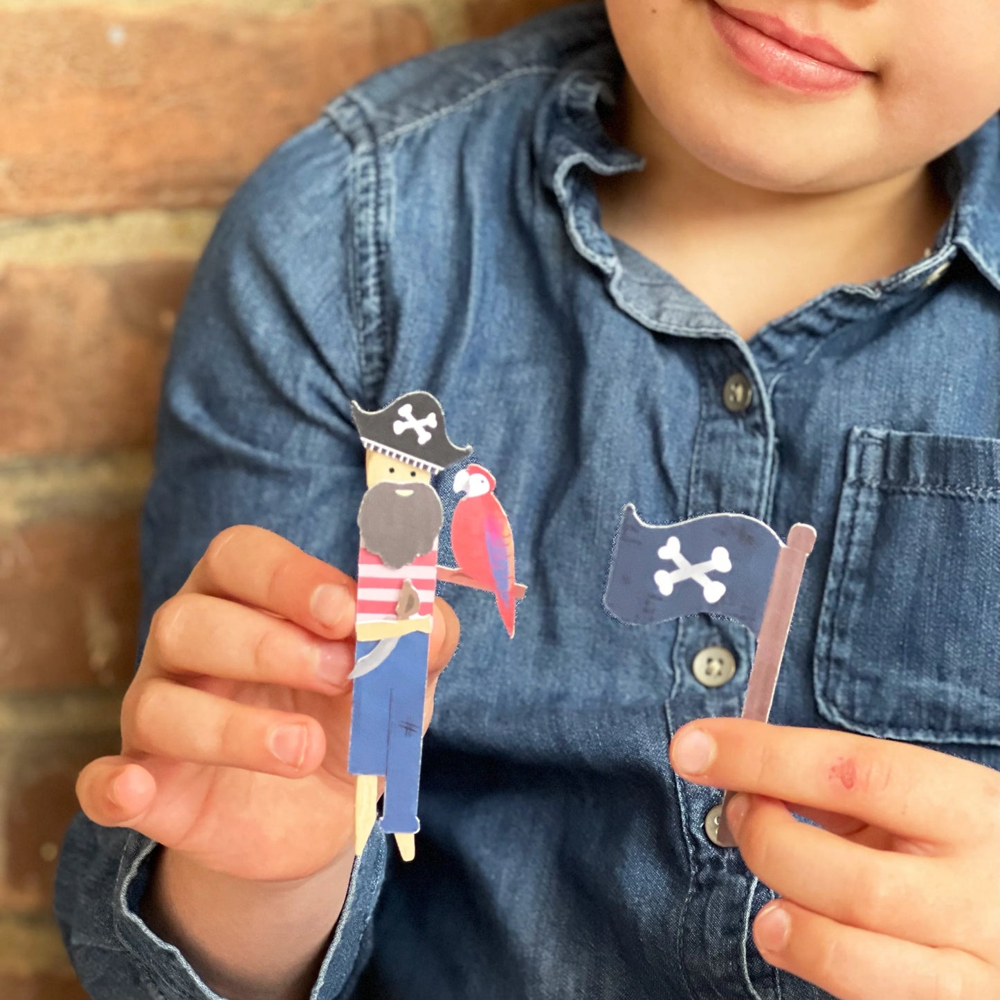 Make Your Own Pirate Peg Doll - Anilas UK