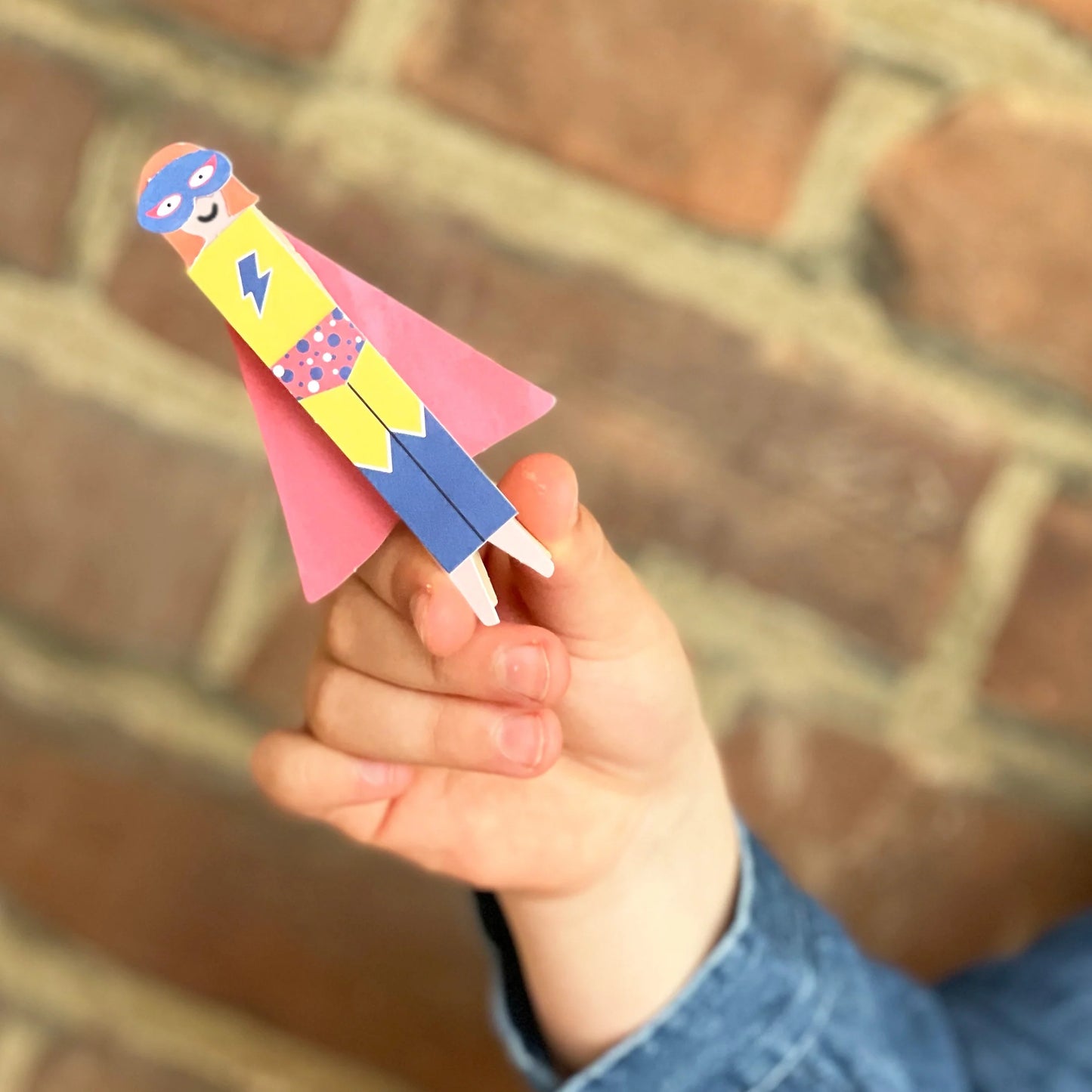 Make Your Own Superhero Peg Doll - Anilas UK