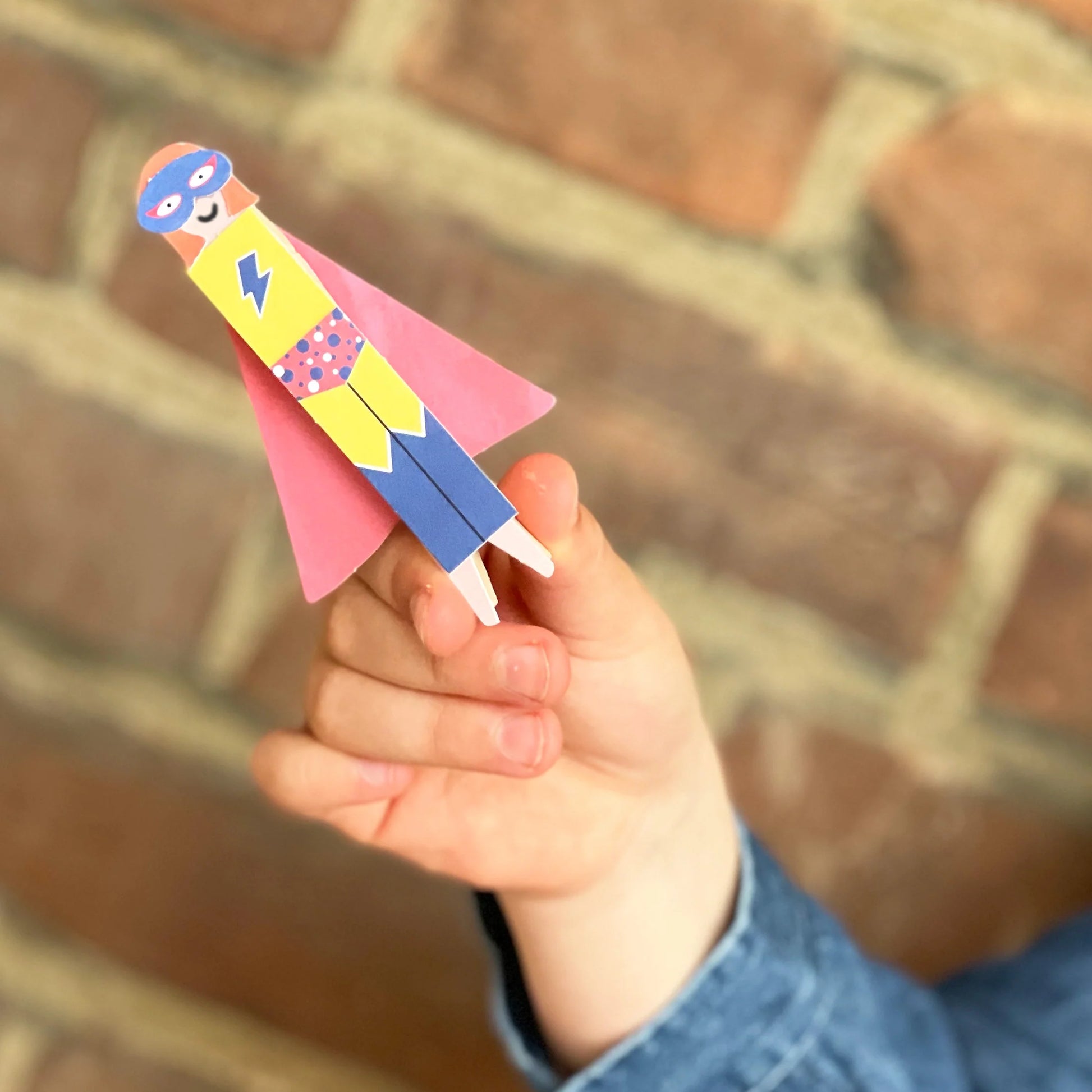 Make Your Own Superhero Peg Doll - Anilas UK