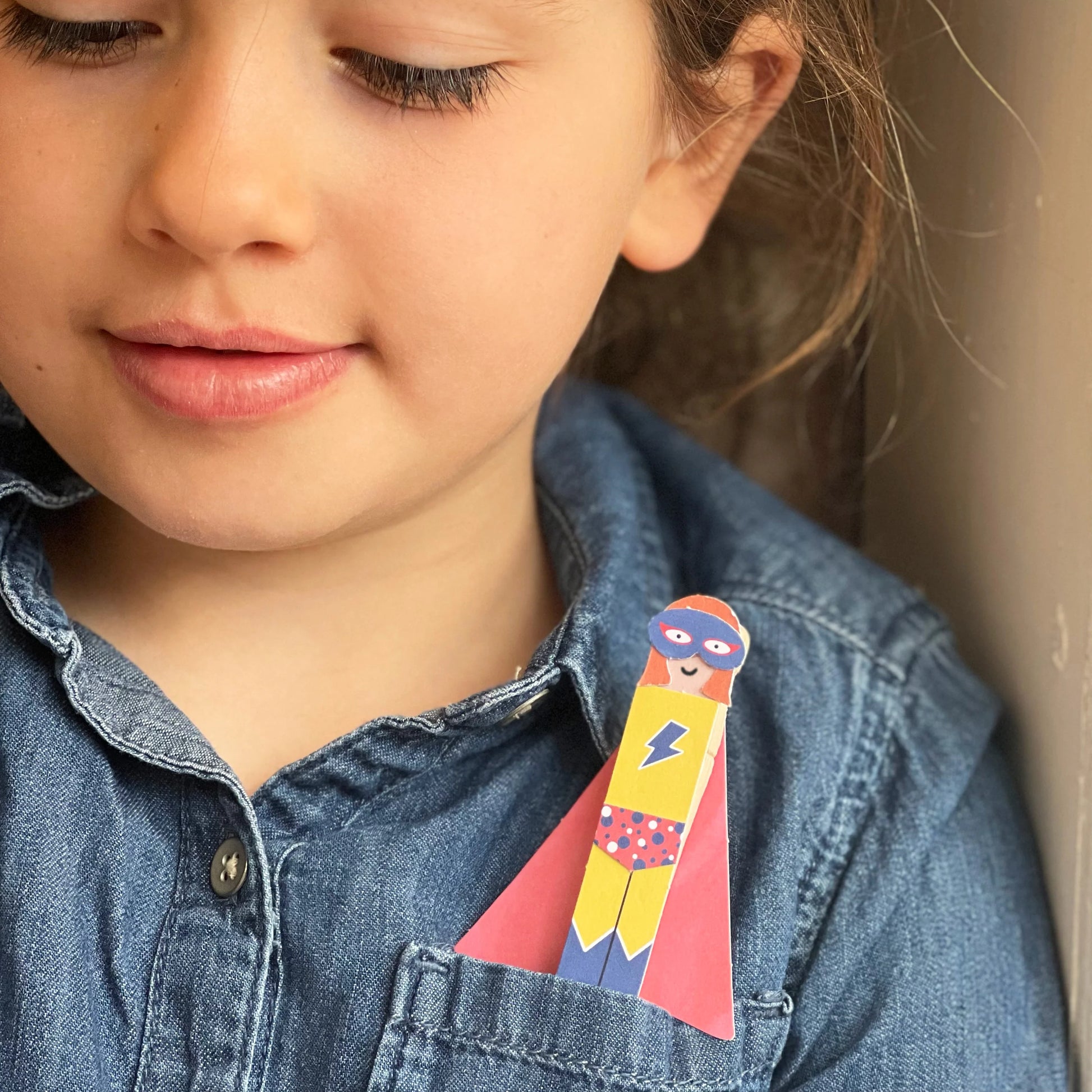Make Your Own Superhero Peg Doll - Anilas UK