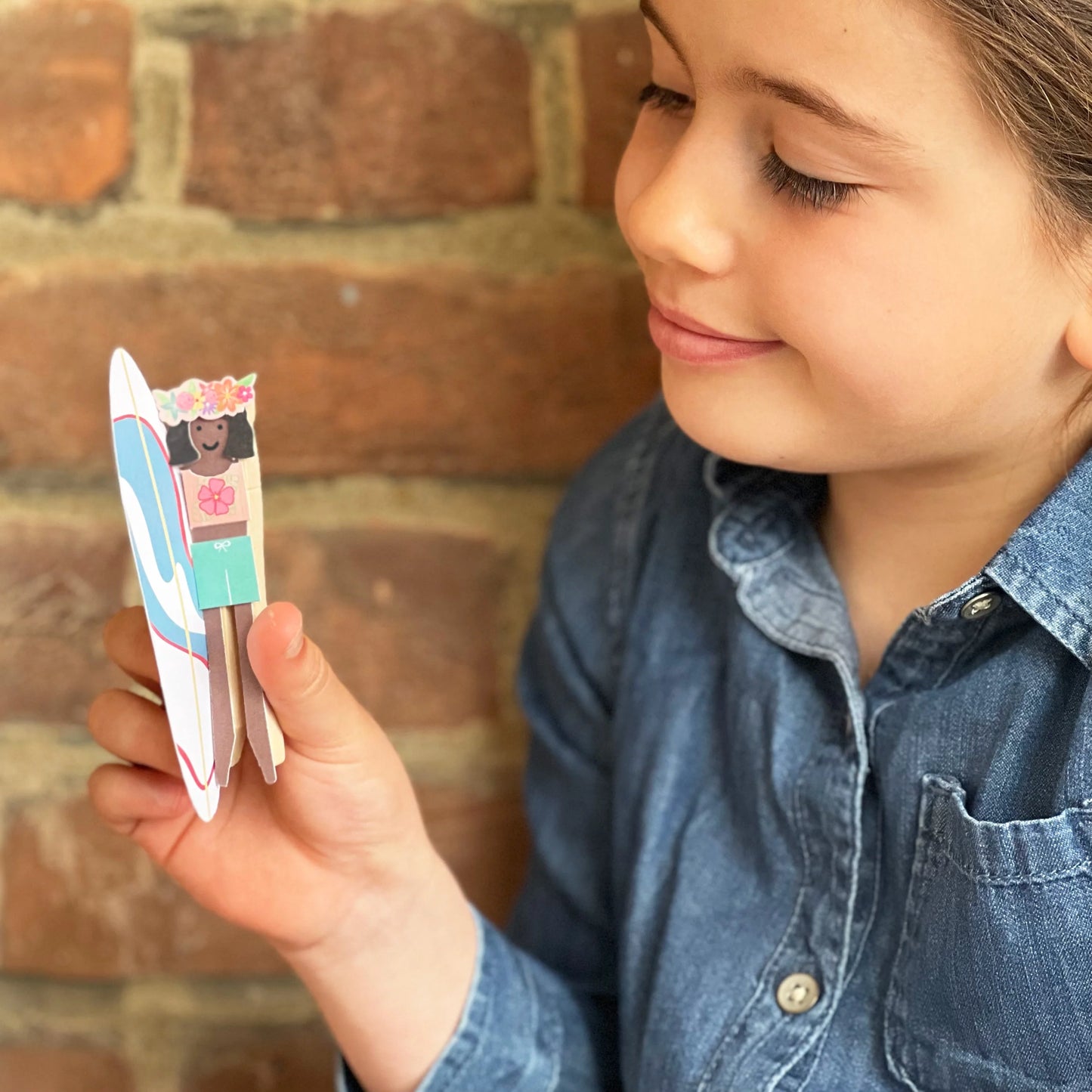 Make Your Own Surfer Peg Doll - Anilas UK