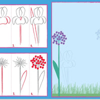 Learn to Draw Flower Garden! - Anilas UK