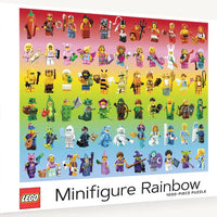 Lego Minifigure Rainbow 1000 Piece Jigsaw Puzzle