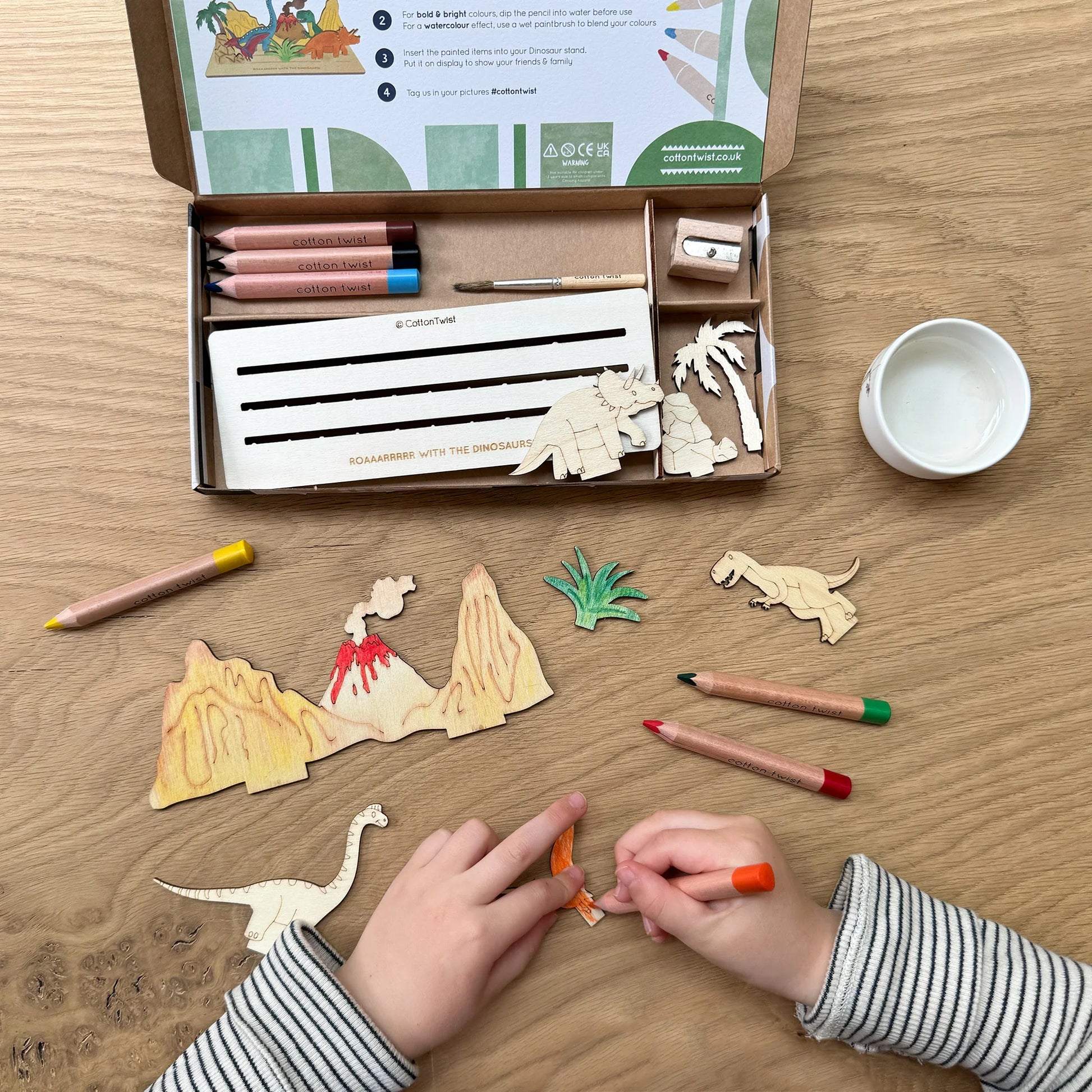 Make Your Own Dinosaur Scene Craft Kit - Anilas UK