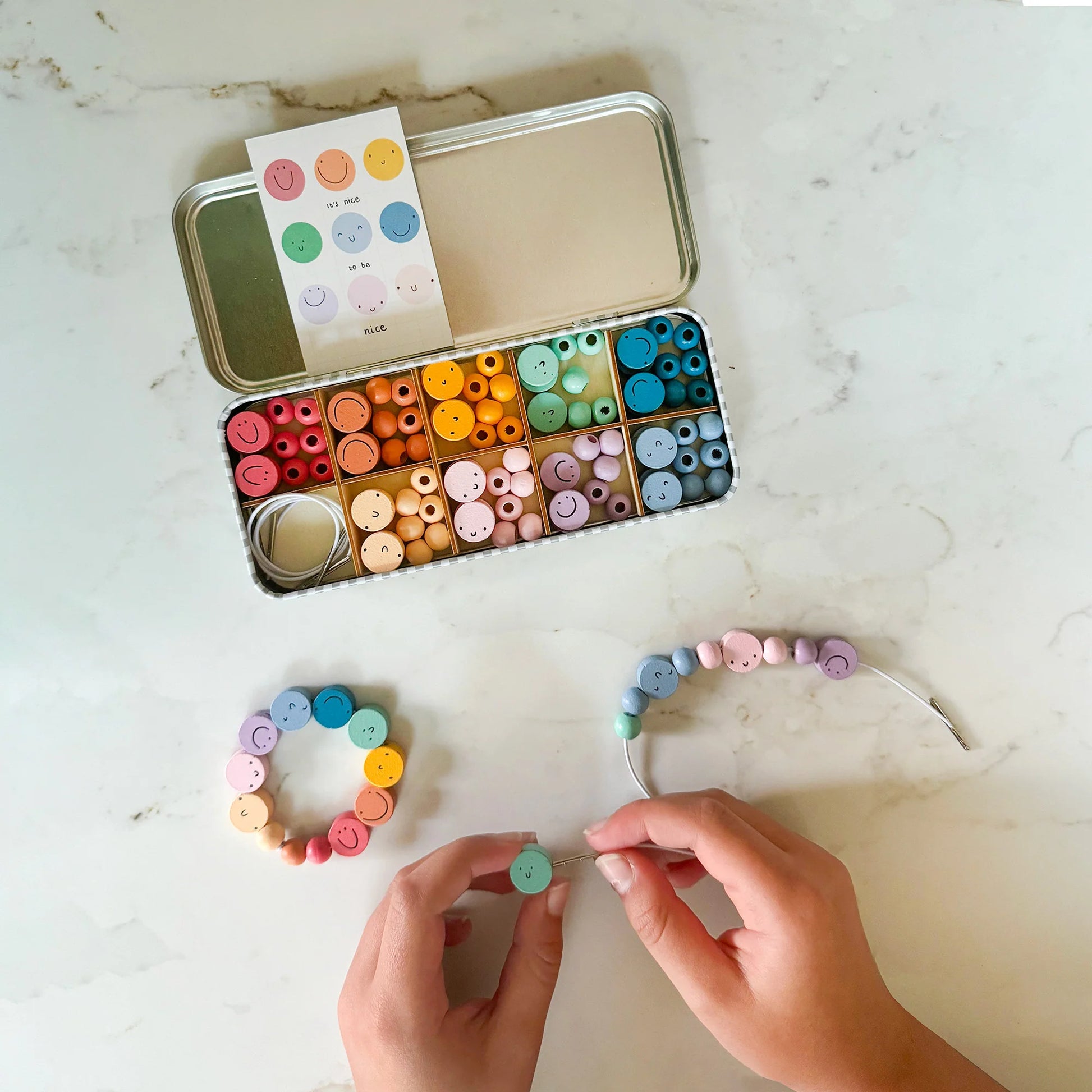 It's Nice To Be Nice Bracelet Beading Kit - Anilas UK