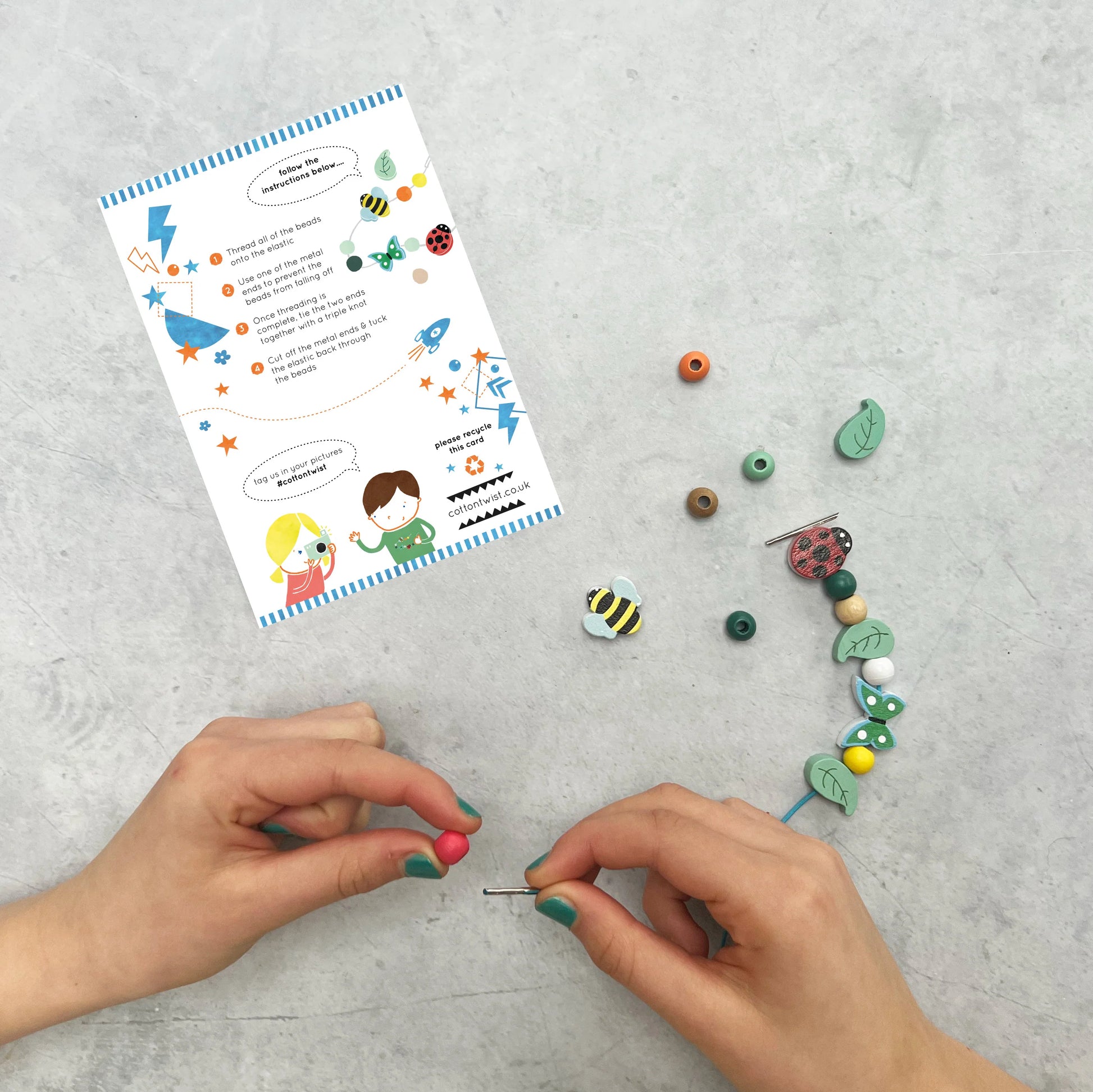 Make Your Own Minibeast Bracelet - Anilas UK
