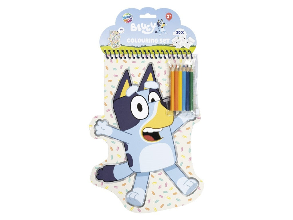 Bluey Shaped Colouring Set - Anilas UK