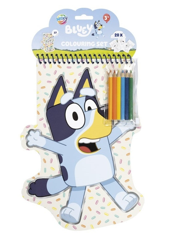 Bluey Shaped Colouring Set - Anilas UK