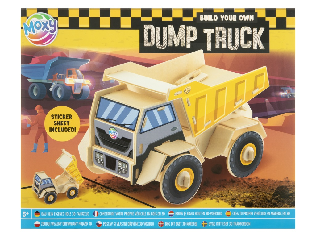 Build Your Own Wooden Police Car, Fire Truck, Front Loader or Dump Truck - Anilas UK