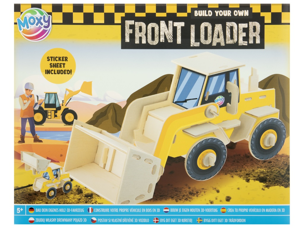 Build Your Own Wooden Police Car, Fire Truck, Front Loader or Dump Truck - Anilas UK