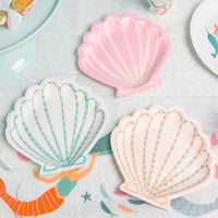 
              Shell Shaped Paper Plates - 12 Pack
            