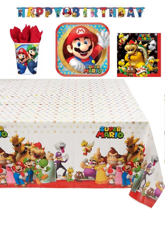 Super Mario Party Pack for 8 people - Anilas UK