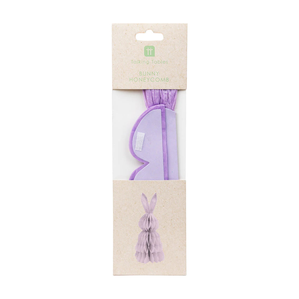 Lilac Bunny Honeycomb Table Decoration - Anilas UK